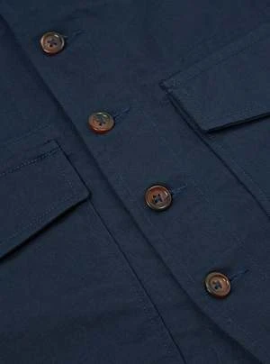 Universal WorksUNIVERSAL WORKS Field Waistcoat Vest - Navy Twill - Image 5