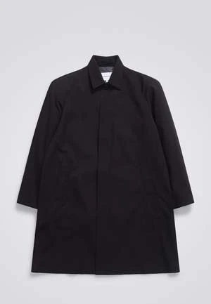 Norse ProjectsVargo Solotex Twill Raglan Trench Coat - Black - Image 5