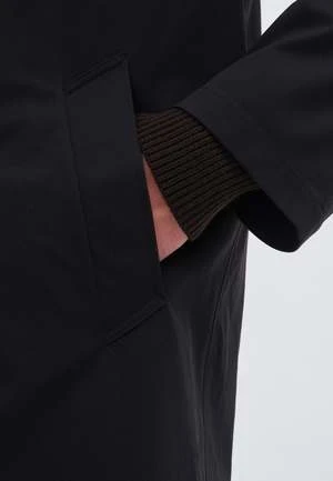 Norse ProjectsVargo Solotex Twill Raglan Trench Coat - Black - Image 4