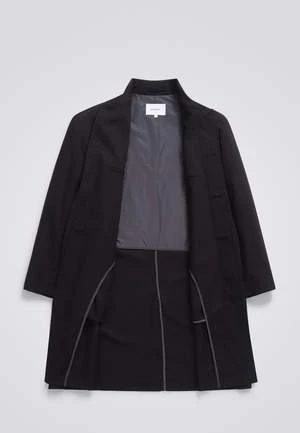 Norse ProjectsVargo Solotex Twill Raglan Trench Coat - Black - Image 7