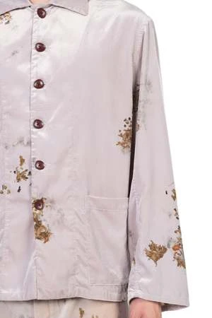 Peng TaiVelvet Chinese Medicine Print Pyjama Jacket - Image 4