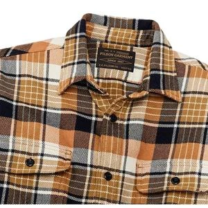 FilsonVintage Flannel Work Shirt - Image 4