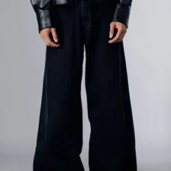 MM6 Maison MargielaWide Leg Jeans - Black