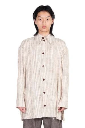 Peng TaiYard Dyed Oversized Shirt - Beige