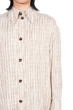 Peng TaiYard Dyed Oversized Shirt - Beige - Image 4