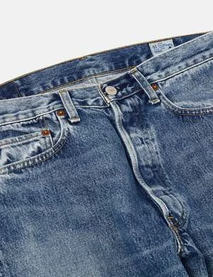 OrsloworSlow 105 90's Denim Used Jeans - Denim Blue - Image 2